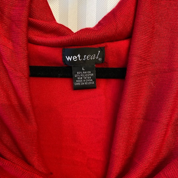 Red Tunic Sweater- NWOT - Picture 3 of 5